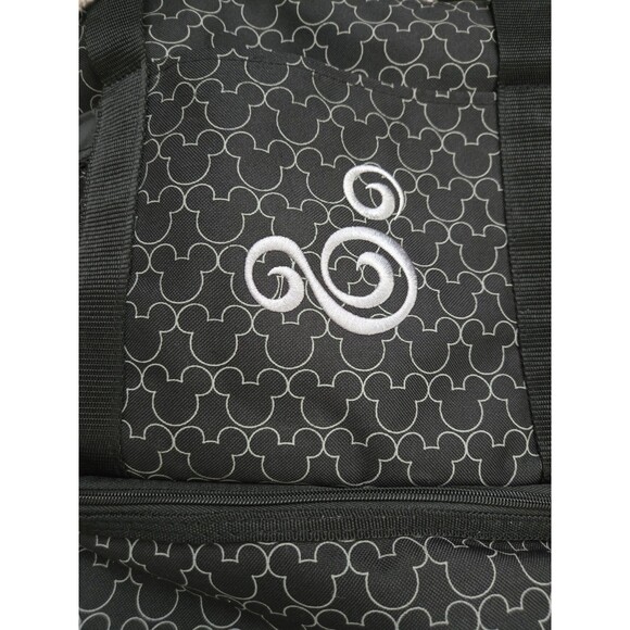 DISNEY Mickey Mouse Embroidered Tote Bag with Zip Cooler Compartment *EUC* - Picture 5 of 7